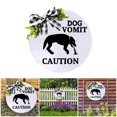 thumbnail image 2 of Amusing Dog Vomit Area Sign Wood Dog Vomit Sign for Homes, Pet Shops, and Vet Offices, 2 of 5