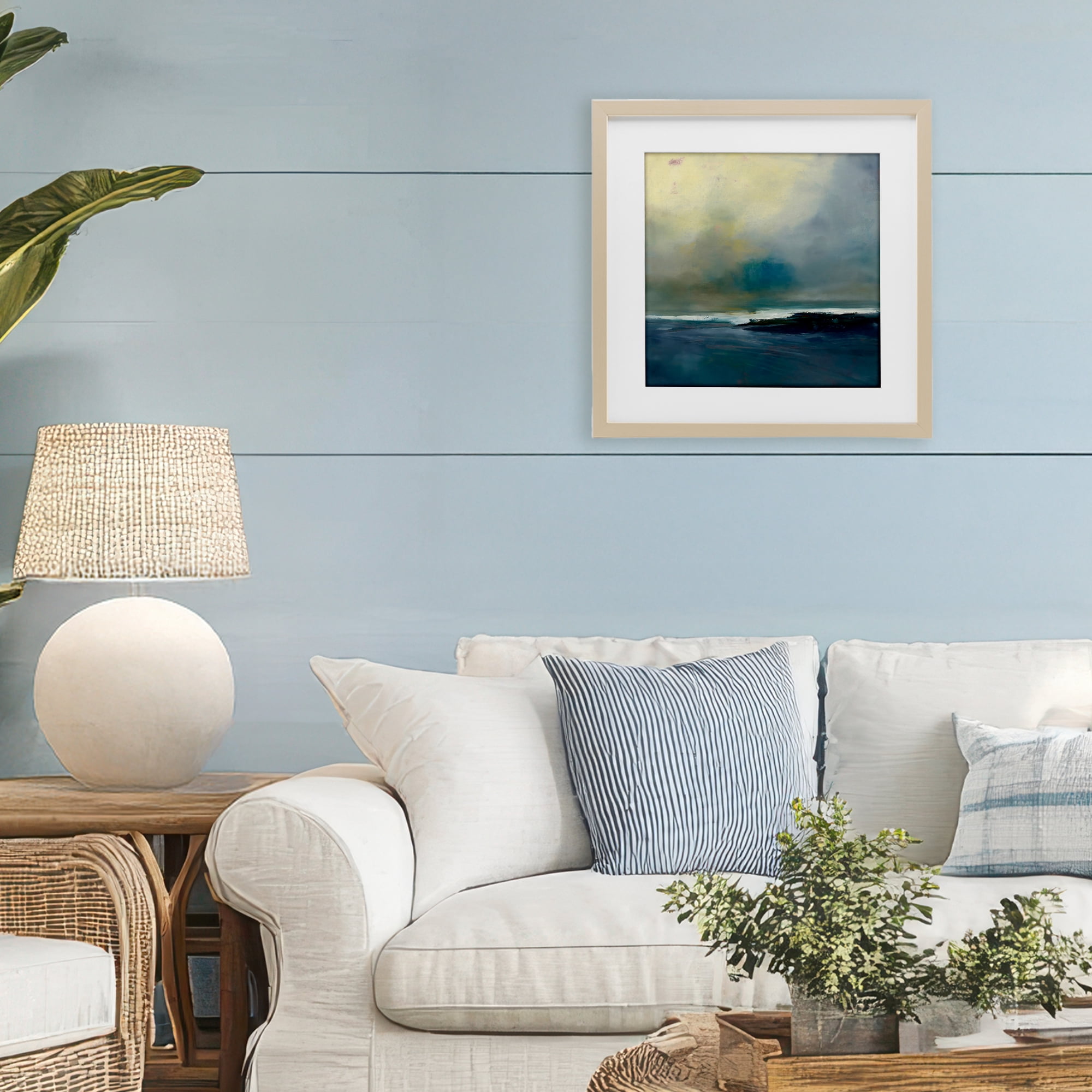 Stupell Industries Channeling Calm Horizon Birch Framed Print Under Glass, design by Patrick Dennis