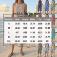 thumbnail image 4 of Women's 2-Piece Linen-Look Lounge Set, Sleeveless Crop Top with High Waist Drawstring Capri Pants, Summer Casual Beach Vacation Outfit Army Green L, 4 of 7