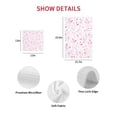 thumbnail image 7 of Pink Leaf Kitchen Dish Towels for Drying Dishes Set of 2, Modern Botanical Foliage Plant Country Flower Waffle Weave Microfiber Hand Tea Bathroom Towels Quick Dry & Absorbent Towel 15.7x23.6, 7 of 7