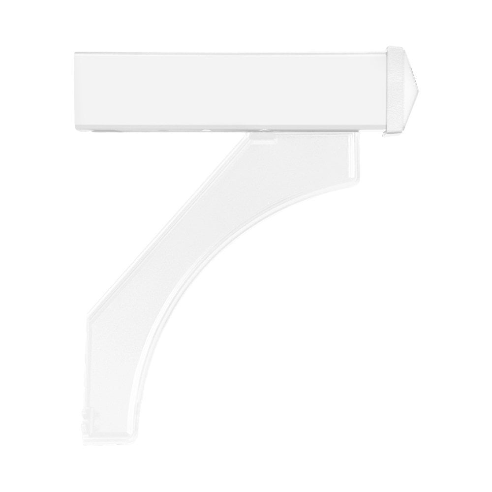 Arm Kit - Replacement for Deluxe Post for Roadside Mailbox - White