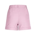 thumbnail image 7 of Cotton Linen Shorts for Women 2026 Elastic Waisted Trendy Comfy Short Casual Short with Pockets, 7 of 7