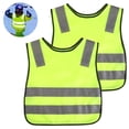 thumbnail image 2 of Chaleco reflectante de seguridad para niños de 2 piezas Chaleco de visibilidad para niños y niñas, 2 of 8