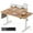 Light Rustic Brown, variant on DESINO 63x28 inch Electric Standing Desk, Height Adjustable Sit Stand Desk with Memory Presets, Ergonomic Home Office Computer Desk with Anti-Collision, Black Walnut