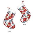 thumbnail image 3 of Salouo Lilies Flowers Print Christmas Stockings,Large Xmas Stocking Set of 1 Holiday and Farmhouse Stocking for Christmas Holiday Party Decoration(17.7*11 Inch), 3 of 7