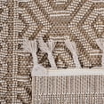 thumbnail image 3 of 6X9 Mocha Geometric Rug / Stain-Resistant, Suitable for Dining Room, 3 of 3