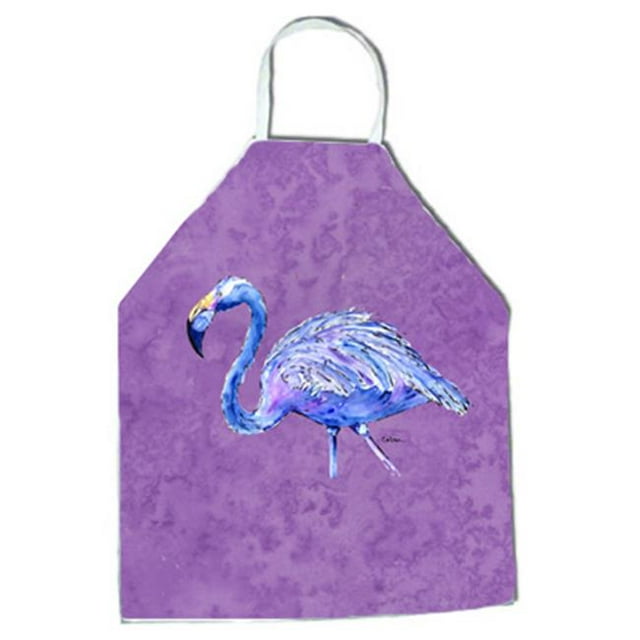 27 H x 31 W. Flamant Rose sur Tablier Violet