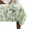 thumbnail image 4 of Green Eucalyptus Table Cloth Waterproof Tablecloths, Farmhouse Botanical Leaves Tablecloth Dining Table Cover for Kitchen Party Tabletop Outdoor, Rectangle Tablecloth 52x70 Inch, 4 of 9