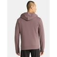thumbnail image 3 of Athletic Works Men's and Big Men's Zip Up Fleece Hoodie Sweatshirt, Sizes S-5XLT, 3 of 5