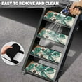 thumbnail image 3 of Yuyamidu Dragonfly RV Step Covers 4 Pack RV Step Carpet Boho Flower Blossom RV Step Rug RV Stair Covers Non-Slip Camper Step Covers Keep Your RV Cleaner, 3 of 7