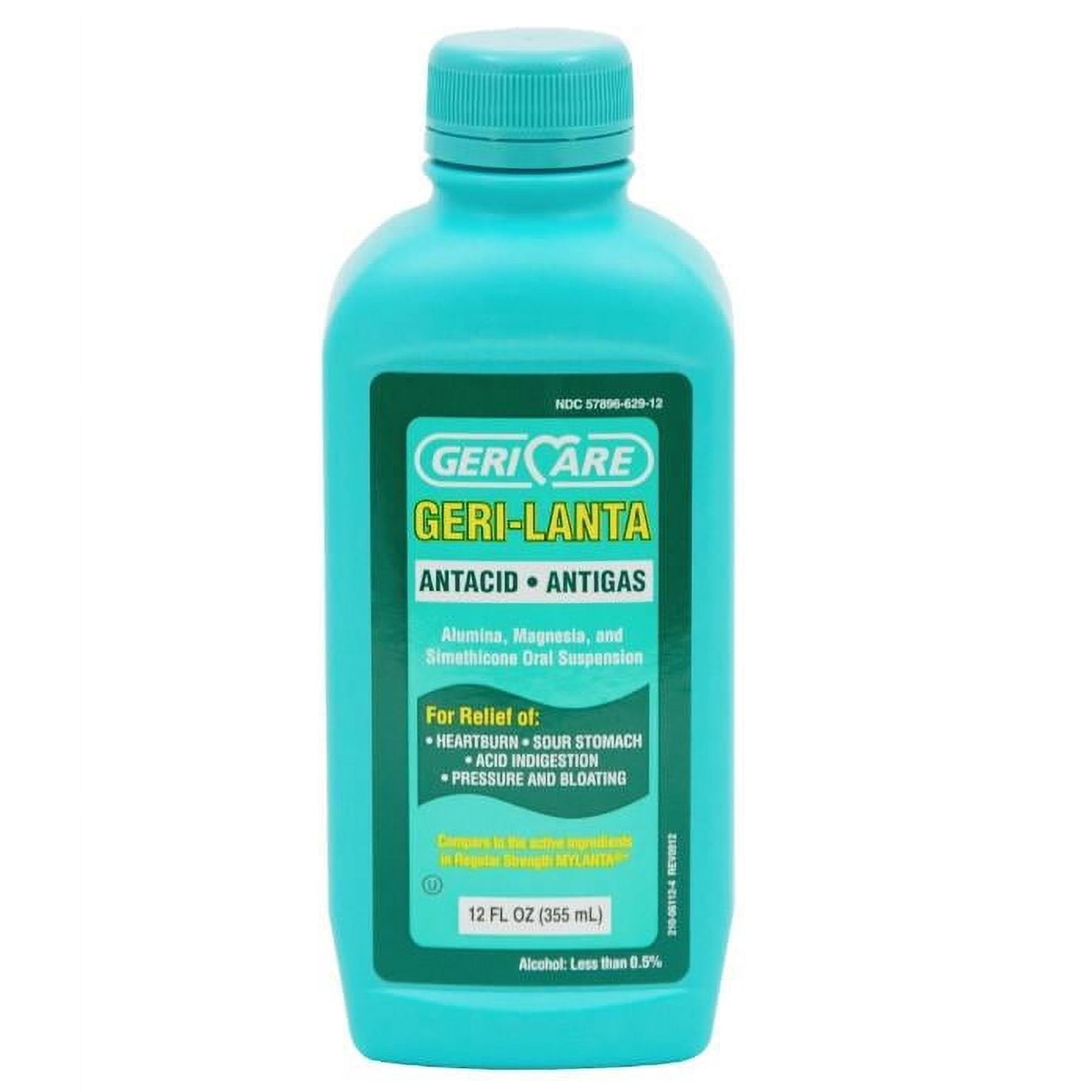 Antacid Regular Strength Original Liquid, [Compare to Mylanta] (12 oz. Bottle)