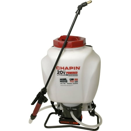 sprayer backpack battery chapin powered gallon 20v decker mouth wide