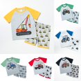 thumbnail image 5 of Tigivemen Short Sleeve Set Boys Clothes Summer Outfits Truck Printed T Shirts Shorts 2Pcs Size 5-6 Years, 5 of 6