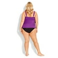 thumbnail image 2 of Avenue Women's Plus Size Ruffled Tankini Top, 2 of 5