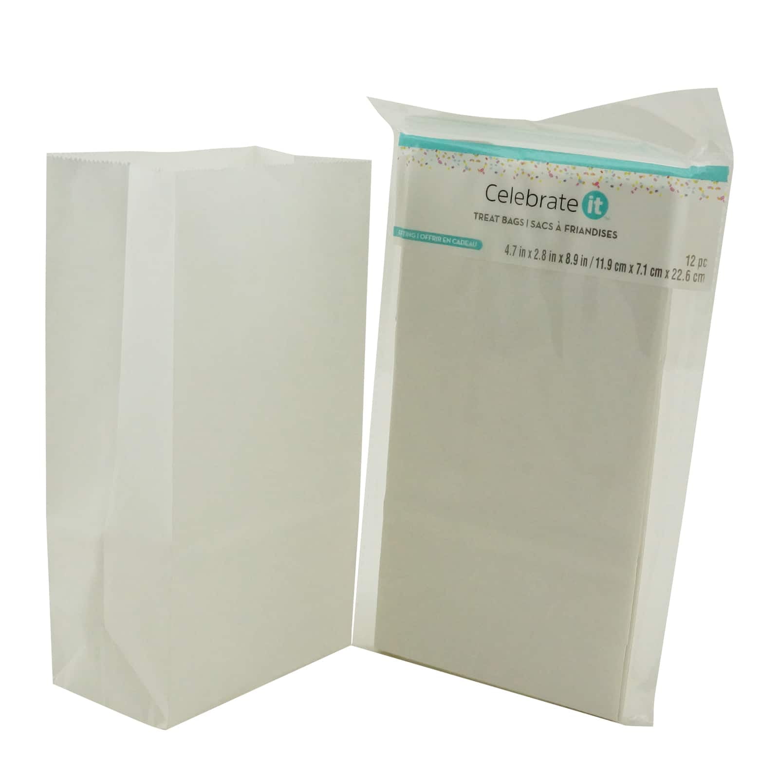 12 Packs 12 ct. (144 total) Large Paper Treat Bags by Celebrate It™