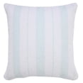 thumbnail image 2 of Laddha Home Designs Handwoven Geometric Striped Cotton Throw Pillow Cover - 20" - Sky Blue and White, 2 of 9