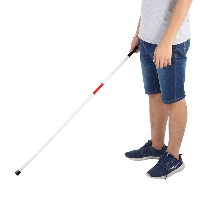 Folding Crutch, Blind Reflective Guide Cane for Child Blind Reflective Guide Cane for The Blind