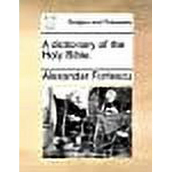 A Dictionary of the Holy Bible. (Paperback)