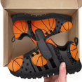 thumbnail image 3 of Uourmeti Boys Basketball Running Shoes Size 12.5 Little Kid Single Buckle Sneakers American Flag Athletic Shoes Breathable Lightweight Knitted Mesh Running Shoes School Casual Shoes, 3 of 7