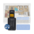 thumbnail image 4 of Teléfono Inalámbrico Fijo Moderno Con Lcd Para Casa Oficina Belug Negro, 4 of 5