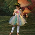 thumbnail image 5 of Toddler Girl Easter Dress Toddler Girls Tulle Dress Ruffle Sleeveless Summer Baby Girl Fashion Tutu Dresses 2-6Y Flower Girl Tutu Dress, 5 of 9