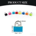 thumbnail image 3 of Suitcase Locks with Keys,Multicolor Small Luggage Padlocks Metal Padlock with Key,Multicolor Lock Luggage Locks Mini Keyed Padlock for Backpack Boxes Laptop Bag School Gym Locker, 42 mm, 3 of 9