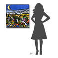 thumbnail image 4 of Global Gallery's 'Lucciole a primavera' by Wallas Stretched Canvas Wall Art, 4 of 4