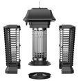 thumbnail image 3 of LINKPAL Backyard Waterproof Design Mosquitoes Electric Bug Zapper with Cleaning Brush, Black, 3 of 7