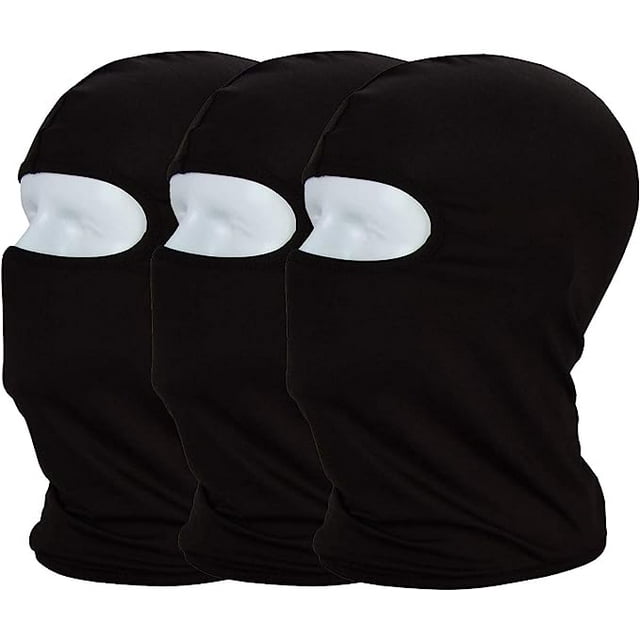 Mascarilla solar/uv UPF 50+ pasamontañas cuello polaina cara bufanda deportes al aire libre paquete de 3