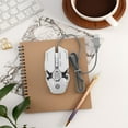thumbnail image 5 of GAXIRE 1Pc Computer Mouse Silver Plastic Wired Mice Gaming, 5 of 8