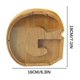 thumbnail image 3 of Lata de ahorro de madera con letras en inglés y cristal transparente., 3 of 6