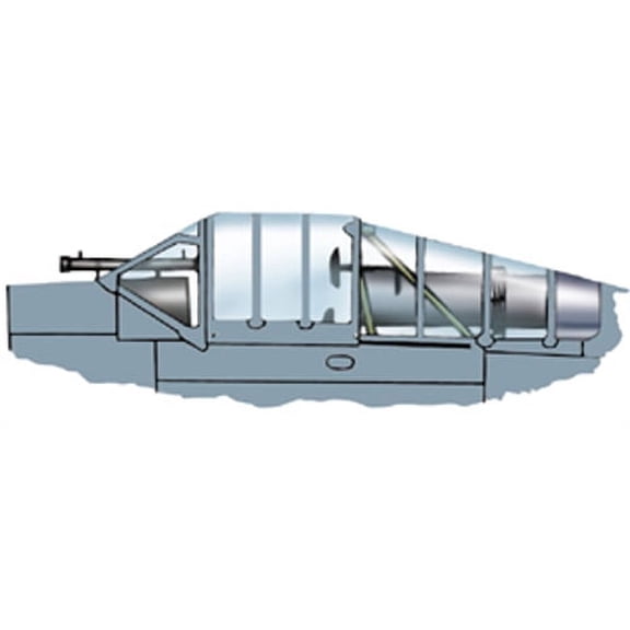 F2A Brewster Buffalo Vacuform Canopy for Tamiya (1/48 model kit accessory)