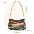 thumbnail image 3 of FORMRS Womens Shoulder Bag with Chain Strap Clutch Purse Cute Tote Handbag, Artistic Desert Pattern, 3 of 7