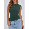 thumbnail image 3 of Remera PRETTYGARDEN 2025 Mujer Top de Tirantes Acanalado M Verde Oscuro, 3 of 8