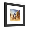 thumbnail image 2 of Gallery Pops Star Wars: Saga - Moments Edge R2-D2 and C-3PO Wall Art, Black Framed Version, 12" x 12", 2 of 5