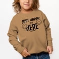 thumbnail image 5 of SmileyWorld Just Happy To Be Here - Toddler Graphic Sweatshirt, 5 of 17
