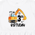 thumbnail image 4 of Inktastic Construction Truck It's My 3rd Birthday Girls Toddler Dress, 4 of 5