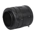 thumbnail image 4 of Macro Extension Adapter Tube, Black SLR Camera Macro Lens Camera Len Aluminium Alloy Macro Lens Adapter , For  Camera  AI Mount Cameras, 4 of 8