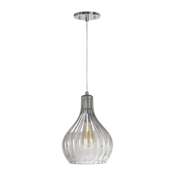 Aspen Creative Corporation 1-Light Teardrop Pendant