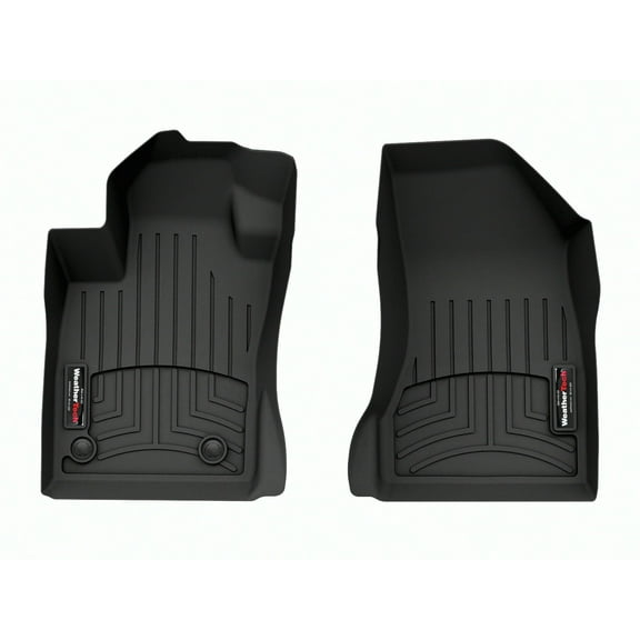 WeatherTech Custom Fit FloorLiners compatible with Tonale, Hornet - 1st Row (Driver & Passenger), Black