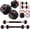 30LB(15LB Pair), variant on Adjustable Dumbbell Set, 10-90lbs Free Weight Set with Connector, 5-in-1 Dumbbells Convertible to Barbell, Kettlebells, Push-up Stand, Weight Plates for Home Gym Fitness for Men and Women