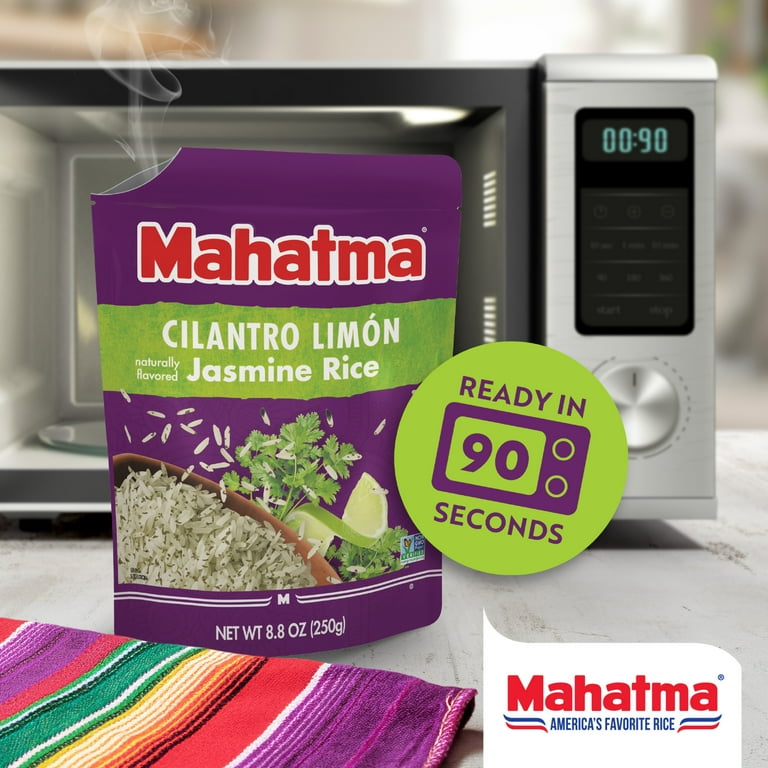 Mahatma Cilantro Limon Jasmine Rice, Gluten Free, 8.8 oz - Walmart.com