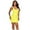 Yellow, variant on IROINNID Women's Sleeveless Sheath Dress Round Neckline dress thread suspender with leaky back slim body dress Solid Color Dress