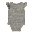 thumbnail image 2 of Garanimals Baby Girls "Woke Up In Sassy Mode" Attitude Flutter Sleeve Bodysuit (0/3M-24M), 2 of 3