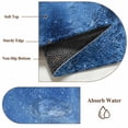 thumbnail image 6 of Round Rug 3.3Ft Washable Non-Slip, Blue Night Landscapes Circle Area Rugs for Living Room Bedroom, Christmas Winter Snowfall Forest Indoor Floor Mats Carpet Runner for Home Decor Aesthetic, 6 of 8
