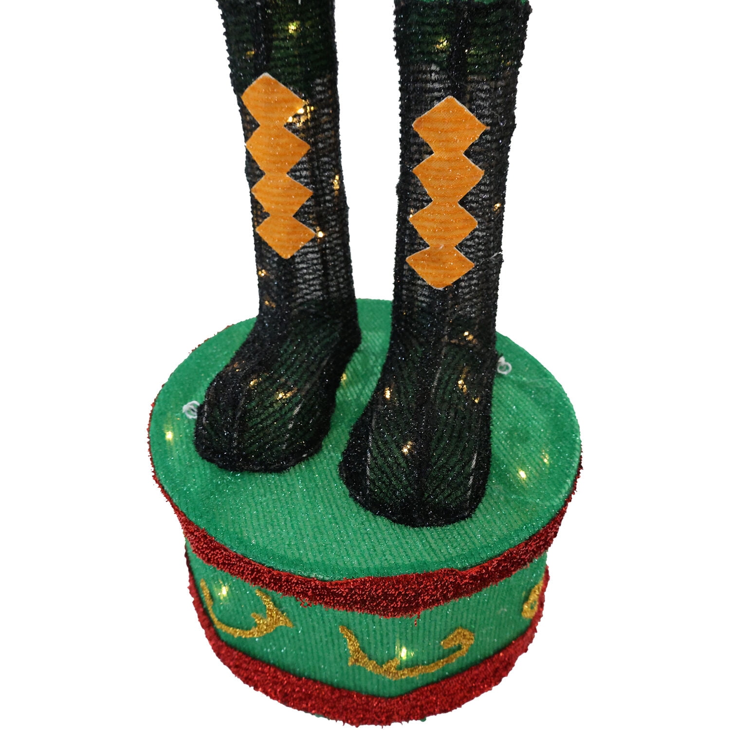 Fraser Hill Farm Prelit LED Tinsel Nutcracker, Indoor/Outdoor, 6-ft.