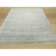 Handmade Wool Gray Traditional Solid Lori Baft Rug