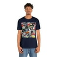 thumbnail image 4 of Retro 80s Mixtape Collage Short Sleeve T-Shirt - Vintage Music Lover, 4 of 4