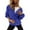 Blue, variant on Plus Size Coat, Women's Fall Jacket Oversized Pocket Sweatshirt Casual Drawstring Clothing Zipper Track Jacket Solid Color Long Sleeve Hooded Top Red 3Xl