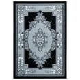 thumbnail image 2 of Porch & Den  Curry Hand-Carved Area Rug Silver 1'10" x 2'8" 2' x 3' Living Room,Bedroom,Entryway White,Silver Rectangle, 2 of 5